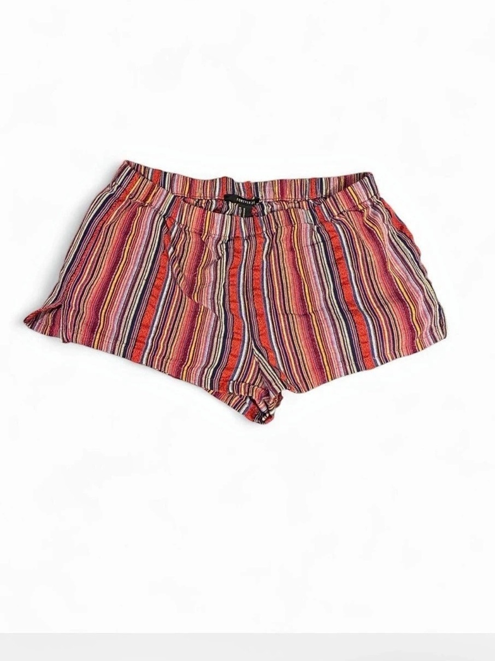 Forever 21 Striped Shorts in Red & Blue Like New